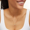 Thumbnail Image 2 of Puff Cross Pendant in 10K Gold
