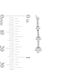 Thumbnail Image 2 of 0.50 CT. T.W. Milestones Certified Lab-Grown Diamond Graduated Drop Earrings in Sterling Silver (F/SI2)