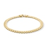 Thumbnail Image 1 of 5.0mm Panther Link Chain Bracelet in Solid 10K Gold - 7.5"