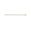 Thumbnail Image 1 of 3.4mm Curb Chain Necklace Extender in Solid 14K Gold - 3"