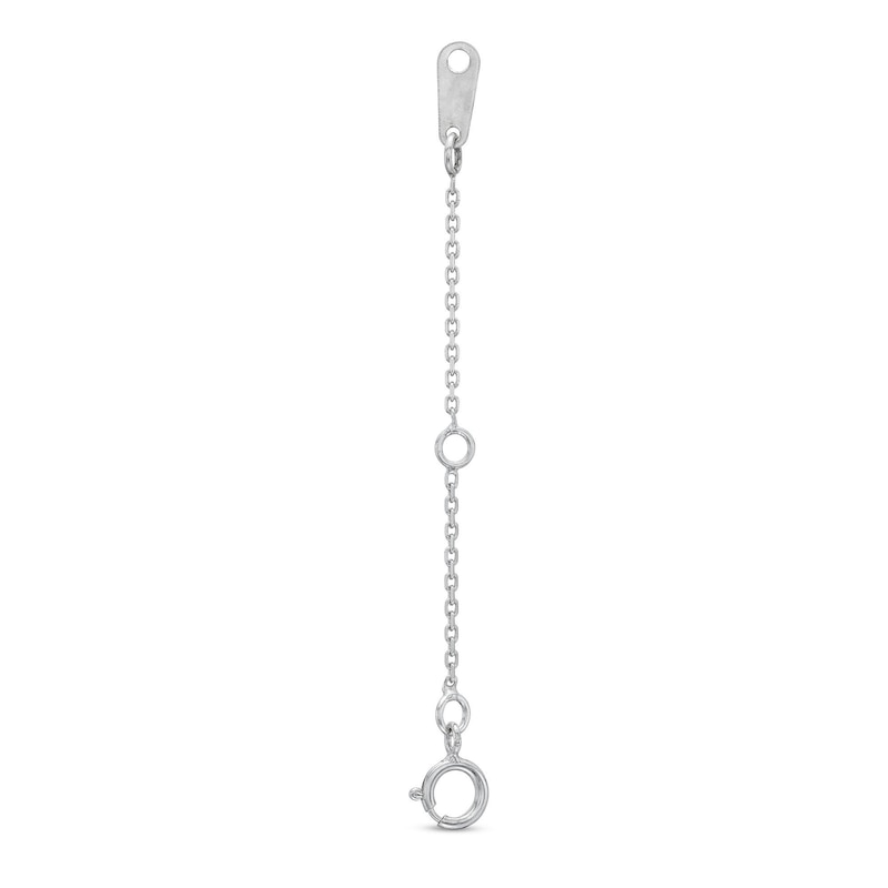Adjustable Cable Chain Necklace Extender in Solid Sterling Silver - 2.25"