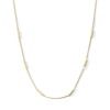Thumbnail Image 1 of Bar Link Station Necklace in 10K Gold