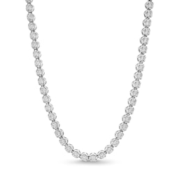 1.80 CT. T.W. Certified Lab-Grown Diamond Tennis Necklace in Sterling Silver (F/SI2) - 20”