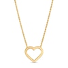 Thumbnail Image 1 of Open Heart Necklace in 10K Gold