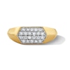 Thumbnail Image 1 of 0.40 CT. T.W. Certified Lab-Grown Diamond Hexagon Signet Ring in 10K Gold (F/SI2)