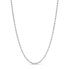 Thumbnail Image 1 of 1.6mm Glitter Rope Chain Necklace in Solid 10K White Gold - 18"