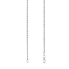 Thumbnail Image 3 of 1.6mm Glitter Rope Chain Necklace in Solid 10K White Gold - 18"