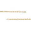 Thumbnail Image 2 of 3.85mm Glitter Rope Chain Necklace in Semi-Solid 14K Yellow Gold - 22"
