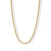 Thumbnail Image 1 of 4.0mm Textured and Polished Rope Chain Necklace in Semi-Solid 14K Gold - 20”