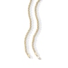 Thumbnail Image 3 of 4.0mm Textured and Polished Rope Chain Necklace in Semi-Solid 14K Gold - 20”
