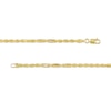 Thumbnail Image 3 of 3.0mm Milano Rope Chain Necklace in Hollow 14K Gold - 20"