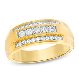 0.45 CT. T.W. Certified Lab-Grown Diamond Ring in 10K Gold (F/VS2)