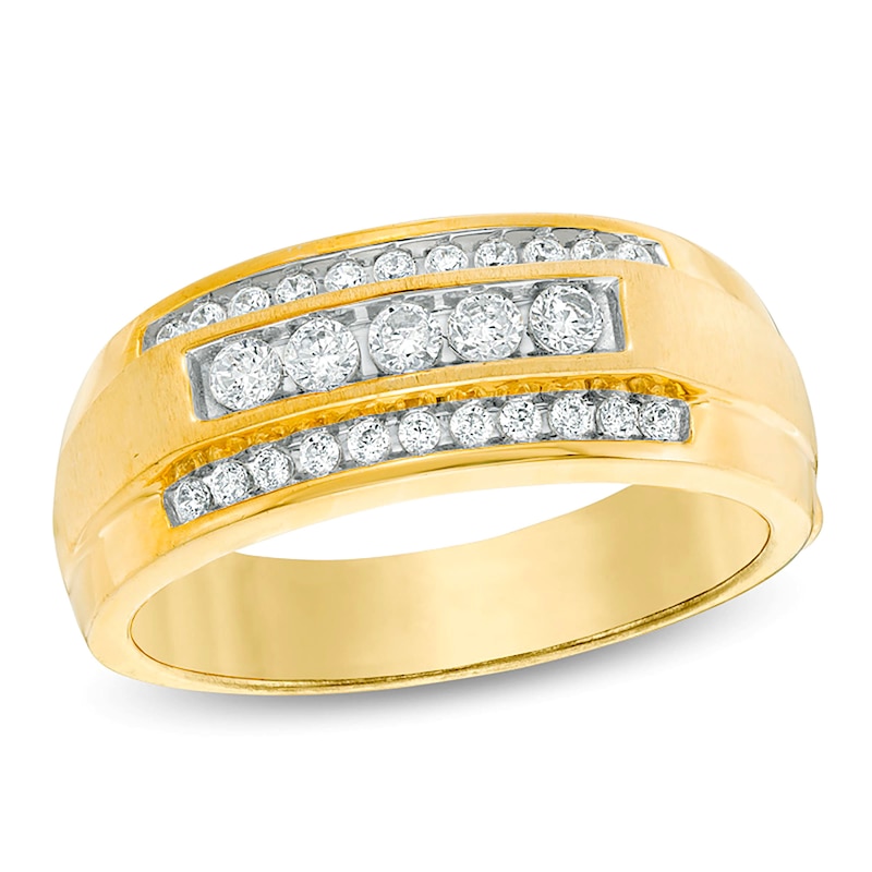 0.45 CT. T.W. Certified Lab-Grown Diamond Ring in 10K Gold (F/VS2)