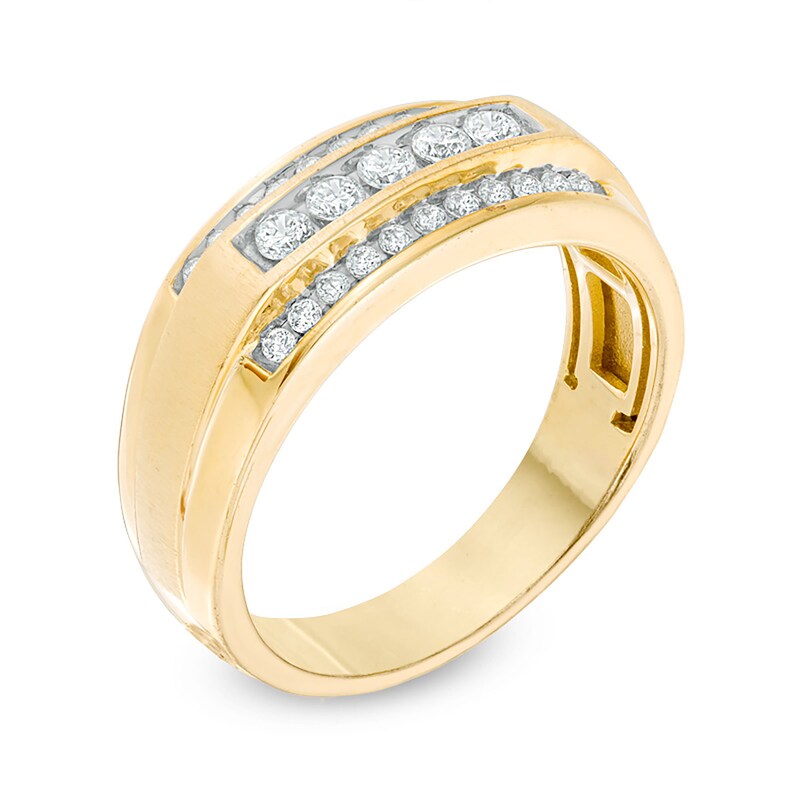 0.45 CT. T.W. Certified Lab-Grown Diamond Ring in 10K Gold (F/VS2)