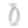 Thumbnail Image 1 of 2.18 CT. T.W. Pear-Shaped Certified Lab-Grown Diamond Bridal Set in 14K White Gold (F/VS2)