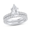 Thumbnail Image 3 of 2.18 CT. T.W. Pear-Shaped Certified Lab-Grown Diamond Bridal Set in 14K White Gold (F/VS2)