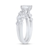 Thumbnail Image 3 of 1.95 CT. T.W. Oval Certified Lab-Grown Diamond Bridal Set in 14K White Gold (F/VS2)