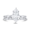 Thumbnail Image 2 of 3.95 CT. T.W. Marquise-Cut Certified Lab-Grown Diamond Bridal Set in 14K White Gold (F/VS2)