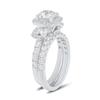 Thumbnail Image 2 of 2.95 CT. T.W. Certified Lab-Grown Diamond Frame Bridal Set in 14K White Gold (F/VS2)