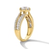 Thumbnail Image 5 of 2.25 CT. T.W. Certified Lab-Grown Diamond Multi-Row Frame Engagement Ring in 14K Gold (F/VS2)