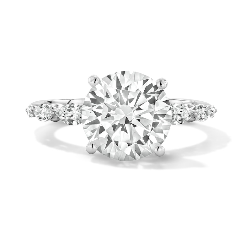 3.60 CT. T.W. Certified Lab-Grown Diamond Engagement Ring in 14K White Gold (F/VS2)