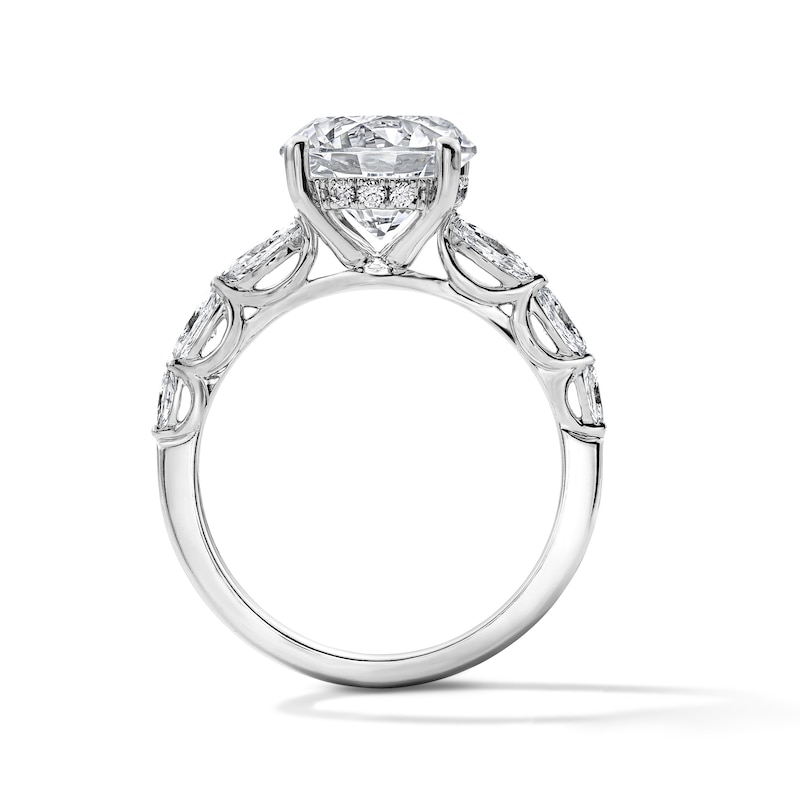 3.60 CT. T.W. Certified Lab-Grown Diamond Engagement Ring in 14K White Gold (F/VS2)