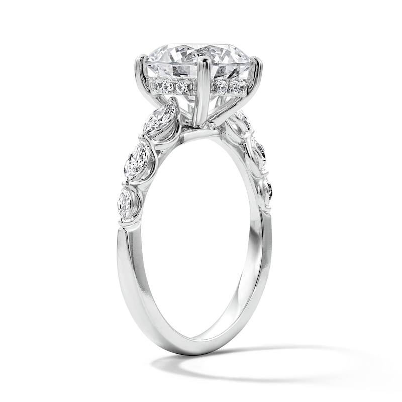 3.60 CT. T.W. Certified Lab-Grown Diamond Engagement Ring in 14K White Gold (F/VS2)