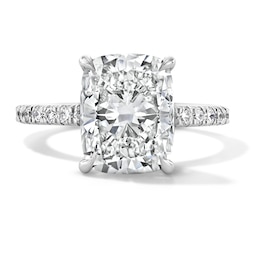 4.29 CT. T.W. Elongated Cushion-Cut Certified Lab-Grown Diamond Engagement Ring in 14K White Gold (F/VS2)