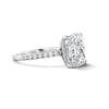 Thumbnail Image 4 of 4.29 CT. T.W. Elongated Cushion-Cut Certified Lab-Grown Diamond Engagement Ring in 14K White Gold (F/VS2)