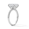 Thumbnail Image 5 of 4.29 CT. T.W. Elongated Cushion-Cut Certified Lab-Grown Diamond Engagement Ring in 14K White Gold (F/VS2)