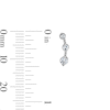 Thumbnail Image 3 of 0.25 CT. T.W. Certified Lab-Grown Diamond Crawler Earrings in Sterling Silver (F/VS2)