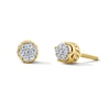 Thumbnail Image 1 of 0.15 CT. T.W. Multi-Diamond Stud Earrings in 10K Gold