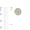 Thumbnail Image 3 of 0.15 CT. T.W. Multi-Diamond Stud Earrings in 10K Gold