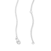 Thumbnail Image 3 of 0.20 CT. T.W. Marquise-Cut Certified Lab-Grown Diamond Beaded Frame Necklace in Sterling Silver (F/VS2) - 19"