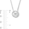 Thumbnail Image 4 of 0.20 CT. T.W. Marquise-Cut Certified Lab-Grown Diamond Beaded Frame Necklace in Sterling Silver (F/VS2) - 19"