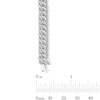 Thumbnail Image 3 of 3.30 CT. T.W. Certified Lab-Grown Diamond Curb Chain Bracelet in Solid Sterling Silver (F/SI2) - 8.5"