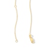 Thumbnail Image 2 of 1.00 CT. T.W. Milestones Certified Lab-Grown Diamond Five-Stone Curved Bar Necklace in 10K Gold (F/SI2)