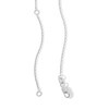 Thumbnail Image 2 of 1.00 CT. T.W. Milestones Certified Lab-Grown Diamond Curved Bar Necklace in 10K White Gold (F/SI2)