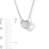 Thumbnail Image 4 of Unstoppable Love™ 0.40 CT. T.W. Certified Heart Lab-Grown Diamond Pendant in Sterling Silver (F/VS2)
