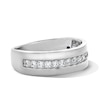 Thumbnail Image 2 of Vera Wang Men’s 0.45 CT. T.W. Certified Lab-Grown Diamond Wedding Band in 14K White Gold (F/VS2)