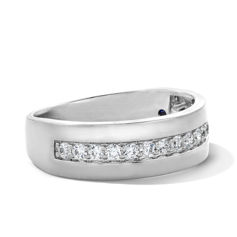 Vera Wang Men's CT. T.W. Certified Lab-Grown Diamond Wedding Band in 14K Gold (F/VS2