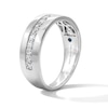 Thumbnail Image 3 of Vera Wang Men’s 0.45 CT. T.W. Certified Lab-Grown Diamond Wedding Band in 14K White Gold (F/VS2)