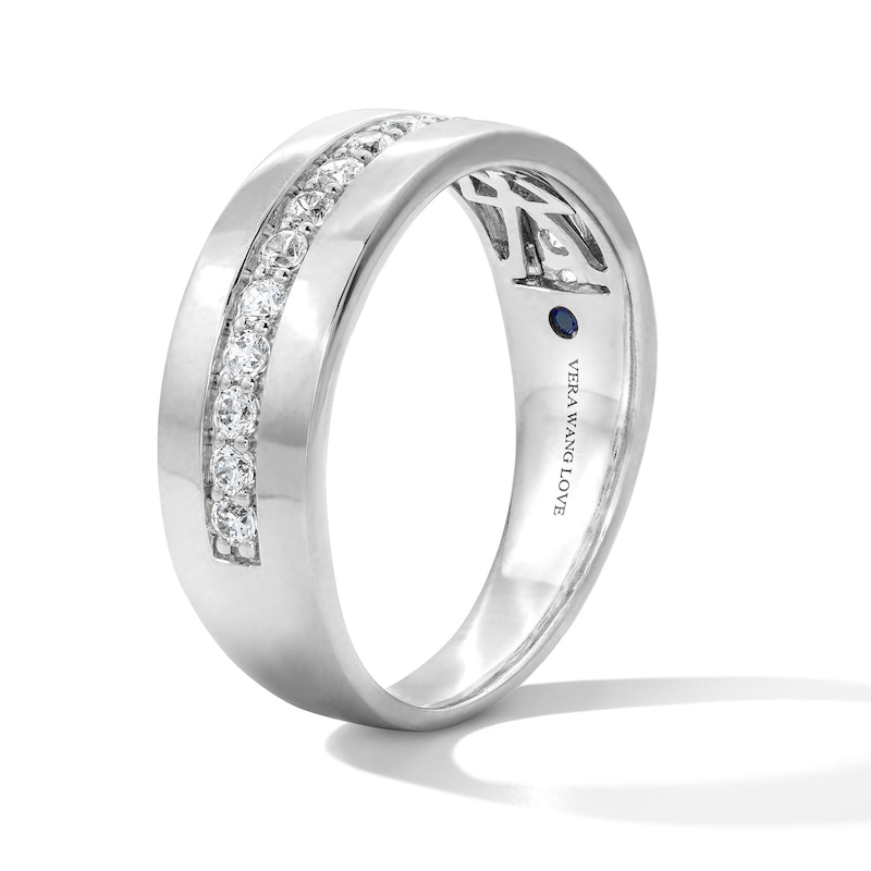 Vera Wang Men's CT. T.W. Certified Lab-Grown Diamond Wedding Band in 14K Gold (F/VS2