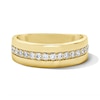 Thumbnail Image 1 of Vera Wang Men’s 0.50 CT. T.W. Certified Lab-Grown Diamond Wedding Band in 14K Gold (F/VS2)
