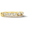 Thumbnail Image 4 of 0.58 CT. T.W. Marquise-Cut Certified Lab-Grown Diamond Double-Row Anniversary Band in 14K Gold (F/VS2)
