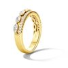Thumbnail Image 5 of 0.58 CT. T.W. Marquise-Cut Certified Lab-Grown Diamond Double-Row Anniversary Band in 14K Gold (F/VS2)