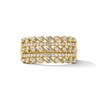 Thumbnail Image 1 of 0.45 CT. T.W. Certified Lab-Grown Diamond Multi-Row Anniversary Band in 14K Gold (F/VS2)