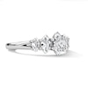Thumbnail Image 4 of 1.45 CT. T.W. Marquise-Cut Certified Lab-Grown Diamond Five-Stone Anniversary Band in 14K White Gold (F/VS2)