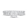 Thumbnail Image 3 of 2.50 CT. T.W. Princess-Cut Certified Lab-Grown Diamond Bridal Set in 14K White Gold (F/VS2)