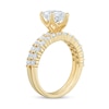 Thumbnail Image 2 of 3.00 CT. T.W. Pear-Shaped Certified Lab-Grown Diamond Bridal Set in 14K Gold (F/VS2)
